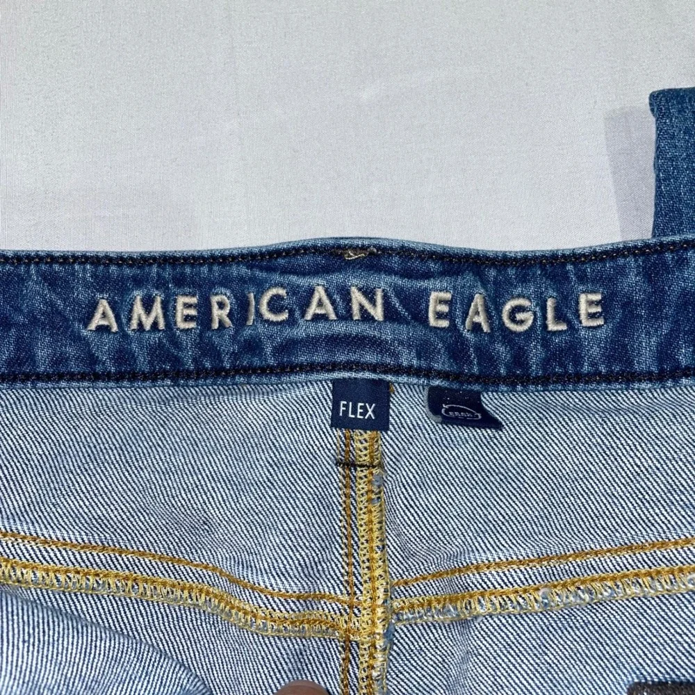 American Eagle Athletic Fit Flex Jeans Mens 44x32 Blue Medium Wash Denim